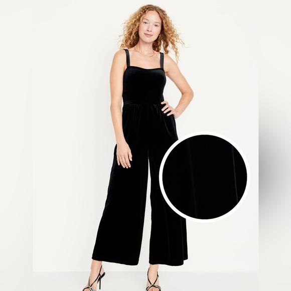 Old navy bundle - velvet holiday pieces/ dresses and jumpsuits size large - Picture 1 of 9